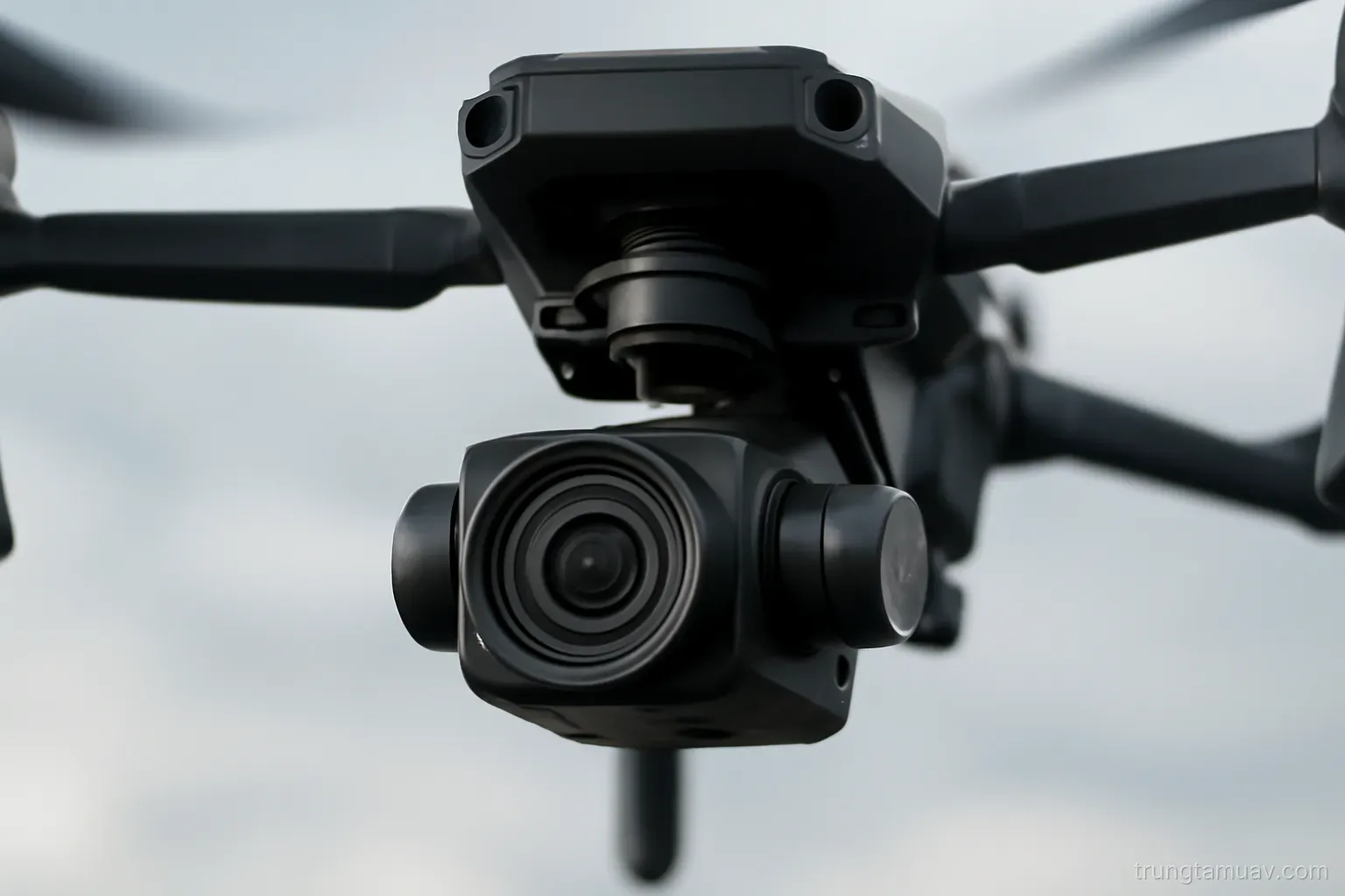 Giá ổn định ba trục gắn camera